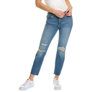 DL 1961 Mara Straight Mid-Rise Instasculpt Ankle Denim Jeans Blue Size 28 NWT